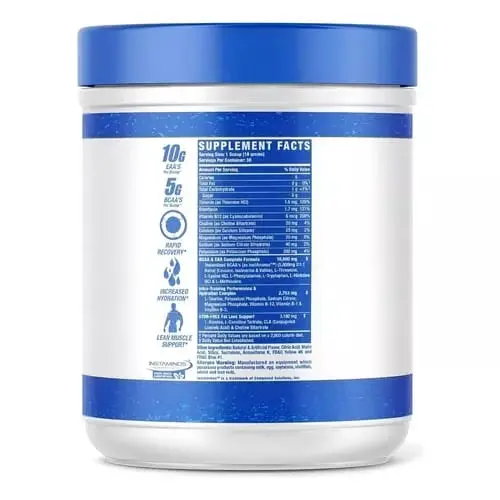 Amino Tone  Piña Colada 30 Servs tabla nutricional.webp