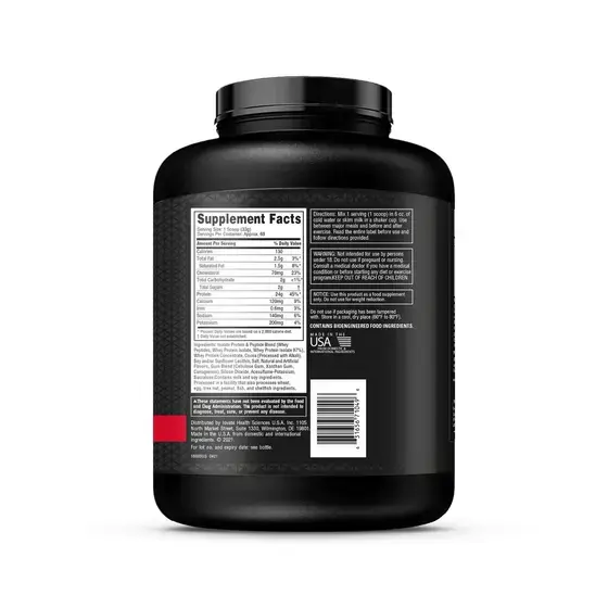 Nitro Tech Whey Gold Chocolate 5 lb info nutrimental.webp