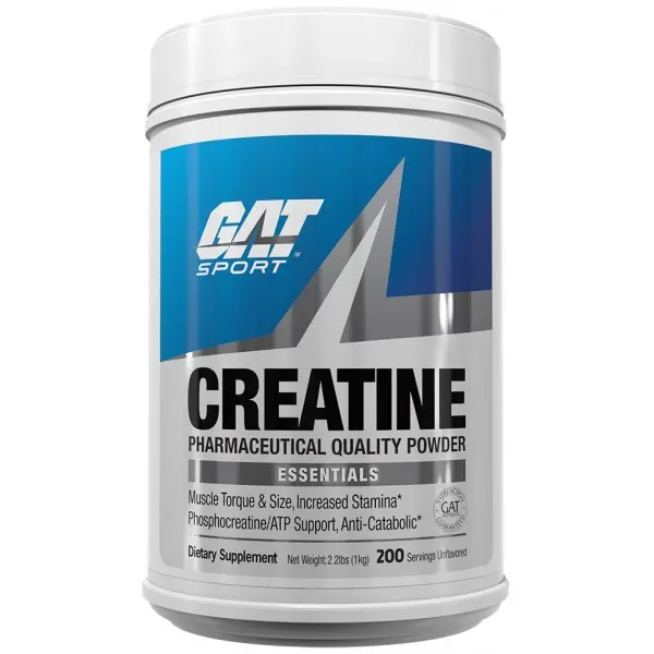 GAT Creatina Monohidratada micronizada 1 kg 200 porciones